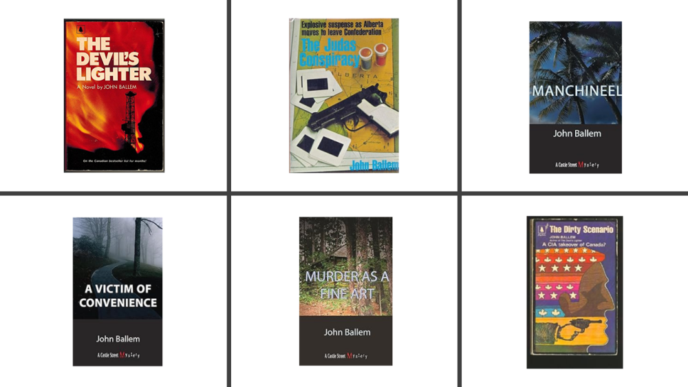 A selection of John Ballem's novels